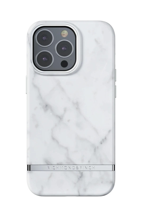 Richmond & Finch iPhone 13 Pro Freedom Case, White Marble i gruppen SMARTPHONES & TABLETS / Mobil Beskyttelse / Apple / iPhone 13 Pro / Cover hos TP E-commerce Nordic AB (C64913)