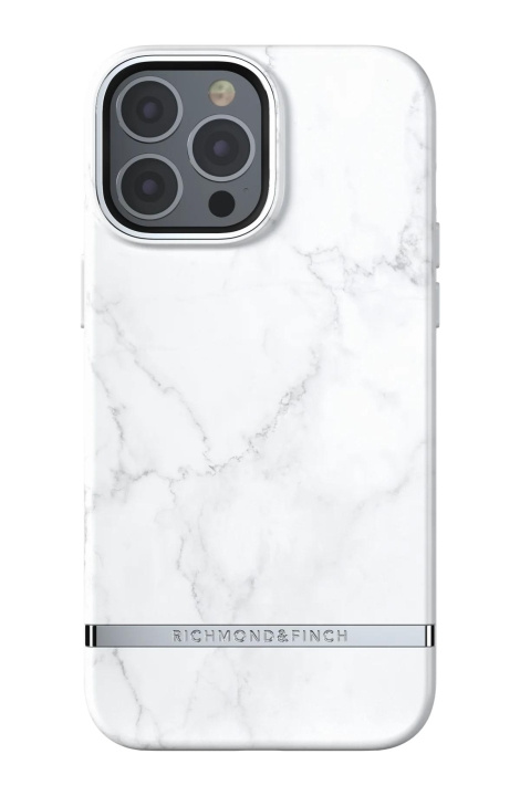 Richmond & Finch iPhone 13 Pro Max Freedom Case, White Marble i gruppen SMARTPHONES & TABLETS / Mobil Beskyttelse / Apple / iPhone 13 Pro Max / Cover hos TP E-commerce Nordic AB (C64914)