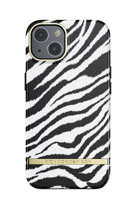 Richmond & Finch iPhone 13 Freedom-etui, zebra i gruppen SMARTPHONES & TABLETS / Mobil Beskyttelse / Apple / iPhone 13 / Cover hos TP E-commerce Nordic AB (C64928)