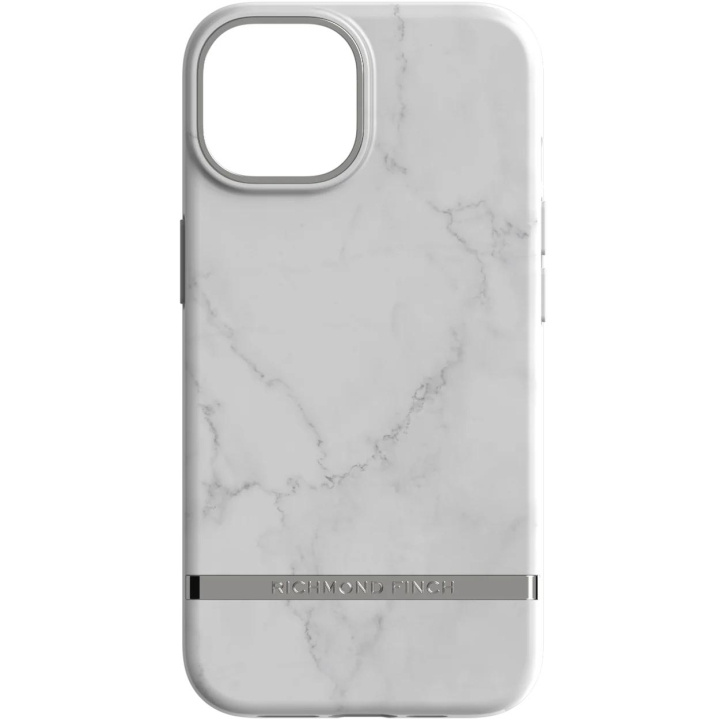 Richmond & Finch iPhone 14 case, White Marble i gruppen SMARTPHONES & TABLETS / Mobil Beskyttelse / Apple / iPhone 14 hos TP E-commerce Nordic AB (C64953)