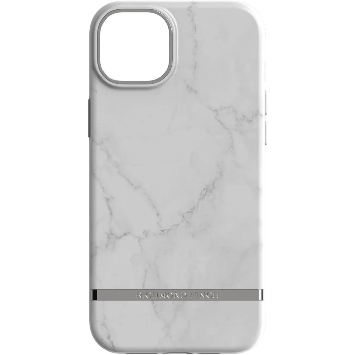 Richmond & Finch iPhone 14 Plus-etui, hvid marmor i gruppen SMARTPHONES & TABLETS / Mobil Beskyttelse / Apple / iPhone 14 hos TP E-commerce Nordic AB (C64955)