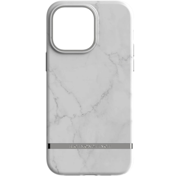 Richmond & Finch iPhone 14 Pro Max case, White Marble i gruppen SMARTPHONES & TABLETS / Mobil Beskyttelse / Apple / iPhone 14 hos TP E-commerce Nordic AB (C64956)