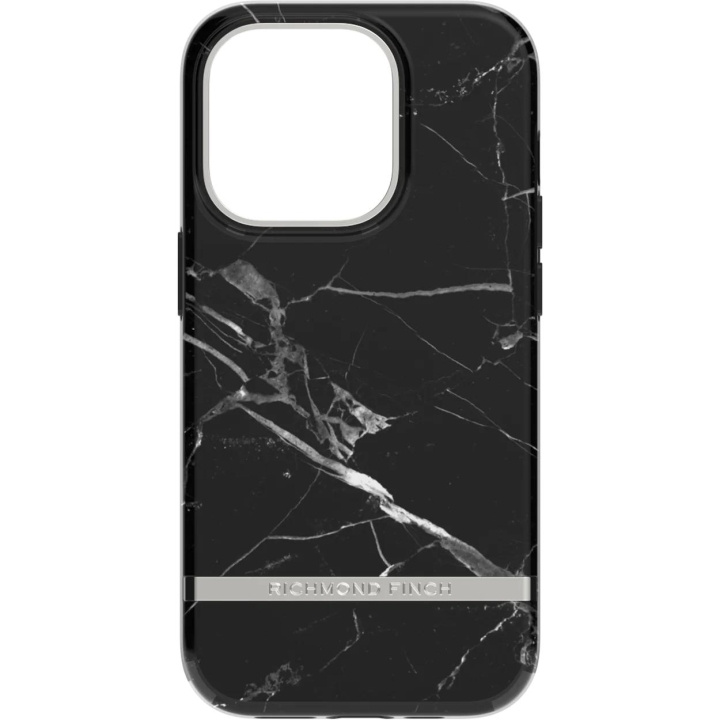 Richmond & Finch iPhone 14 Pro case, Black Marble i gruppen SMARTPHONES & TABLETS / Mobil Beskyttelse / Apple / iPhone 14 hos TP E-commerce Nordic AB (C64957)