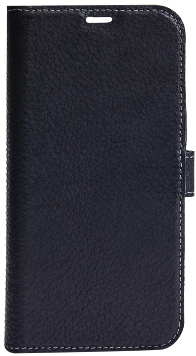 Essentials iPhone 12 mini leather wallet, detachable, Black i gruppen SMARTPHONES & TABLETS / Mobil Beskyttelse / Apple / iPhone 12 Mini hos TP E-commerce Nordic AB (C64982)