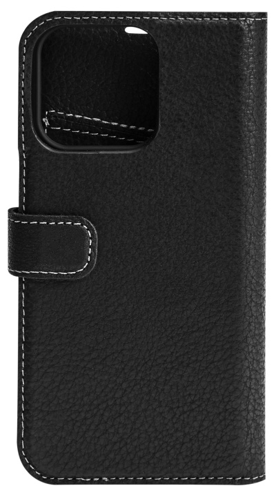Essentials iPhone 13 Mini leather wallet, detachable, Black i gruppen SMARTPHONES & TABLETS / Mobil Beskyttelse / Apple / iPhone 13 hos TP E-commerce Nordic AB (C65006)