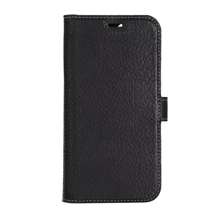 Essentials iPhone 13/14 Leather wallet, detachable,Black i gruppen SMARTPHONES & TABLETS / Mobil Beskyttelse / Apple / iPhone 13 hos TP E-commerce Nordic AB (C65035)
