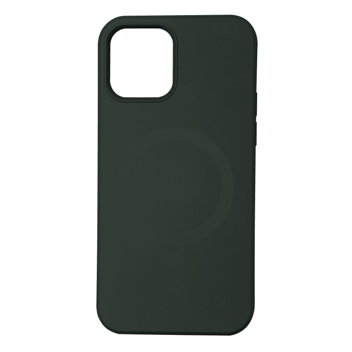 Essentials iPhone 12/12 Pro Silicone Mag back cover, Green i gruppen SMARTPHONES & TABLETS / Mobil Beskyttelse / Apple / iPhone 12 hos TP E-commerce Nordic AB (C65049)