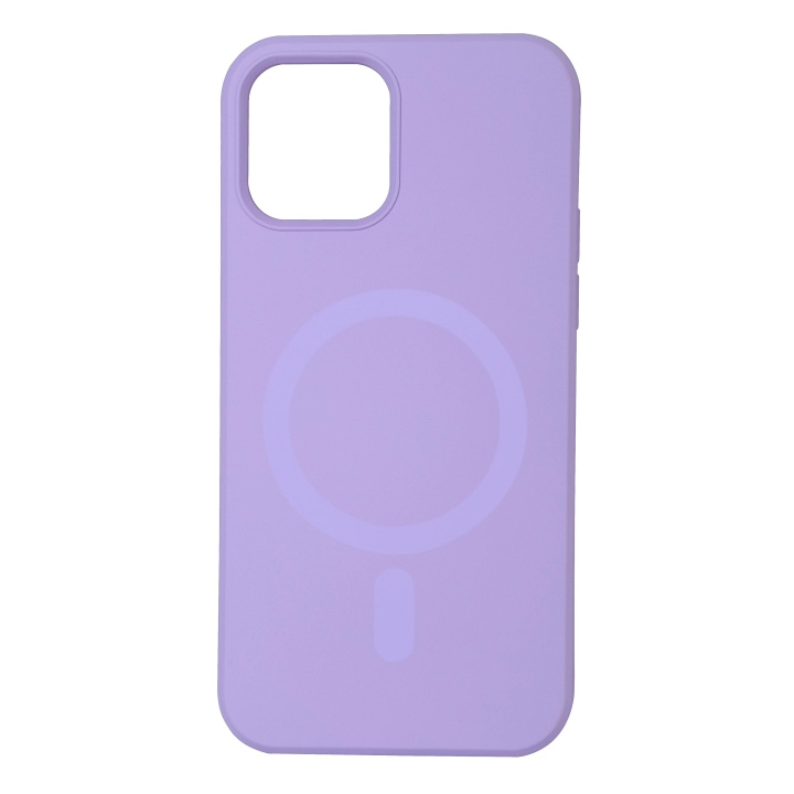 Essentials iPhone 12/12 Pro Silicone Mag back cover, Purple i gruppen SMARTPHONES & TABLETS / Mobil Beskyttelse / Apple / iPhone 12 hos TP E-commerce Nordic AB (C65050)