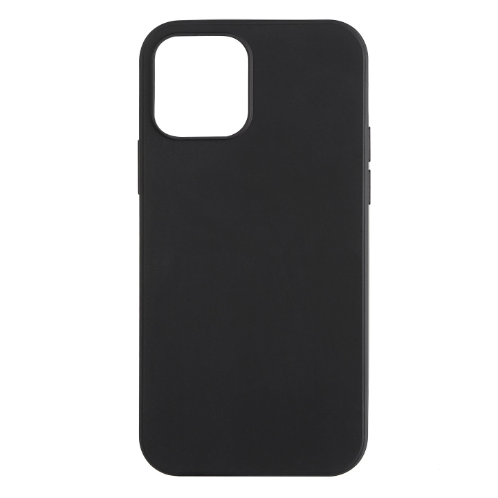 Essentials iPhone 12/12 Pro recycled TPU cover, black i gruppen SMARTPHONES & TABLETS / Mobil Beskyttelse / Apple / iPhone 12 hos TP E-commerce Nordic AB (C65061)