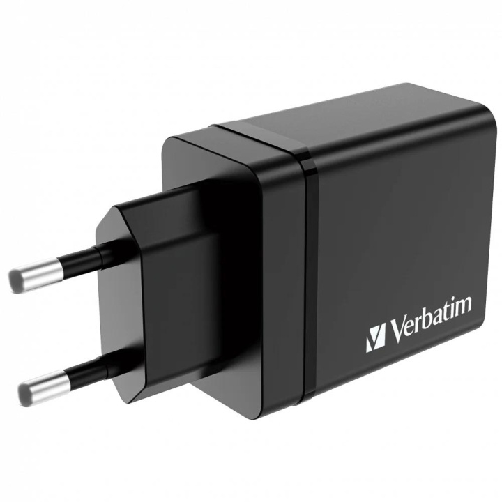 Verbatim CHR-30EU1 USB Charger 30W with 1 x USB-C® PD 20W i gruppen SMARTPHONES & TABLETS / Opladere og kabler / Vægoplader / Væg oplader Type C hos TP E-commerce Nordic AB (C65087)