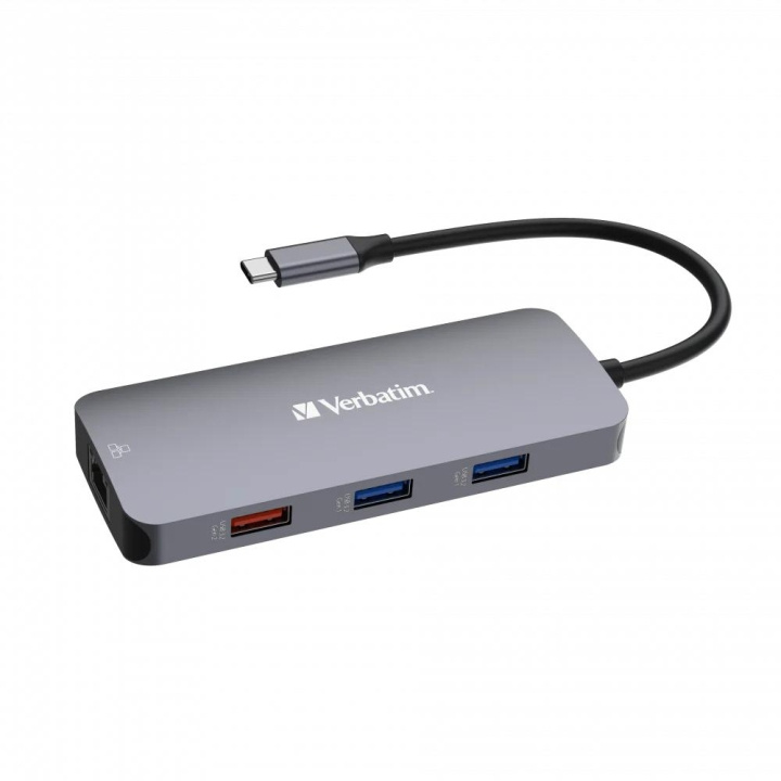 Verbatim USB-C Pro Multiport Hub 9 Port CMH-09 i gruppen COMPUTERTILBEHØR / Computer Tilbehør / USB-hubs hos TP E-commerce Nordic AB (C65090)