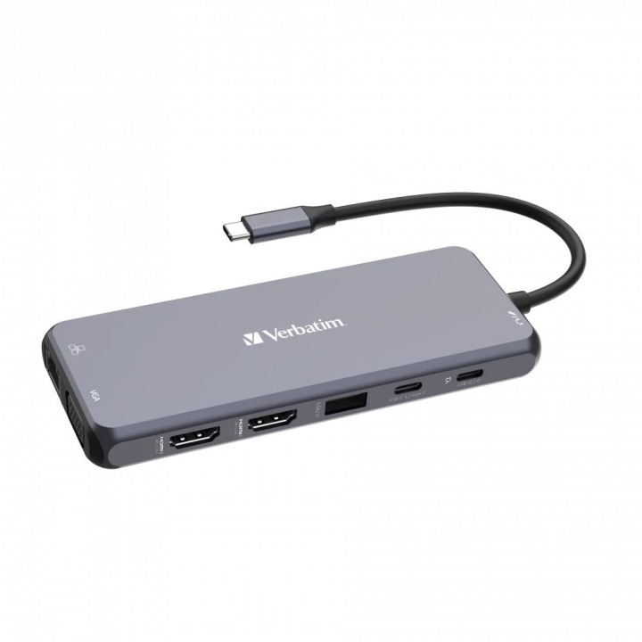 Verbatim USB-C Pro Multiport Hub 14 Port CMH-14 i gruppen COMPUTERTILBEHØR / Computer Tilbehør / USB-hubs hos TP E-commerce Nordic AB (C65091)