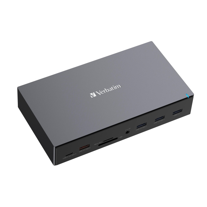 Verbatim USB-C Pro Docking Station 17 Port CDS-17 i gruppen COMPUTERTILBEHØR / Bærbare computere og tilbehør / Docking stationer hos TP E-commerce Nordic AB (C65092)