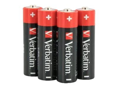 Verbatim Alkaline battery AA 4 Pack shrink i gruppen HJEMMEELEKTRONIK / Batterier og opladere / Batterier / AA hos TP E-commerce Nordic AB (C65250)