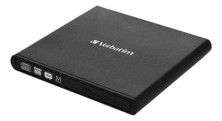 Verbatim Mobile DVD ReWriter USB 2.0 black i gruppen COMPUTERTILBEHØR / Computerkomponenter / DVD brænder hos TP E-commerce Nordic AB (C65268)