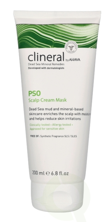 Ahava Clineral PSO Scalp Cream Mask 200 ml i gruppen SKØNHED & HELSE / Hår og styling / Hårpleje / Hårmaske hos TP E-commerce Nordic AB (C65443)