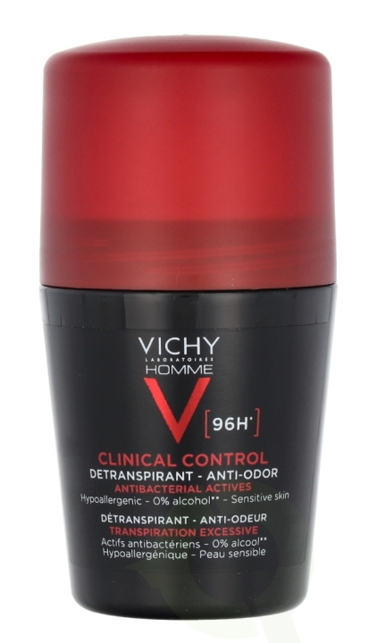 Vichy Homme Clinical Control 96H Detranspirant Roller 50 ml i gruppen SKØNHED & HELSE / Duft & Parfume / Deodorant / Deo for ham hos TP E-commerce Nordic AB (C65448)
