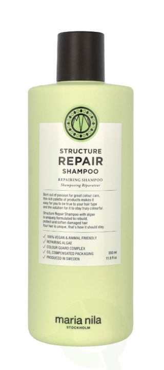 Maria Nila Structure Repair Shampoo 350 ml Sulphate & Paraben Free i gruppen SKØNHED & HELSE / Hår og styling / Hårpleje / Shampoo hos TP E-commerce Nordic AB (C65531)
