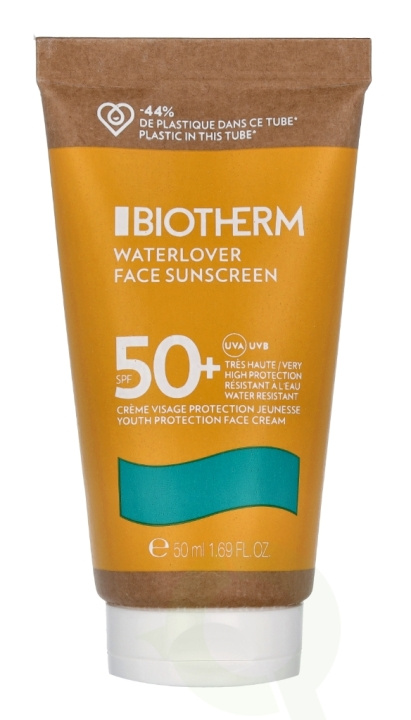 Biotherm Waterlover Face Sunscreen Cream SPF50+ 50 ml i gruppen SKØNHED & HELSE / Hudpleje / Tanning / Solbeskyttelse hos TP E-commerce Nordic AB (C65569)