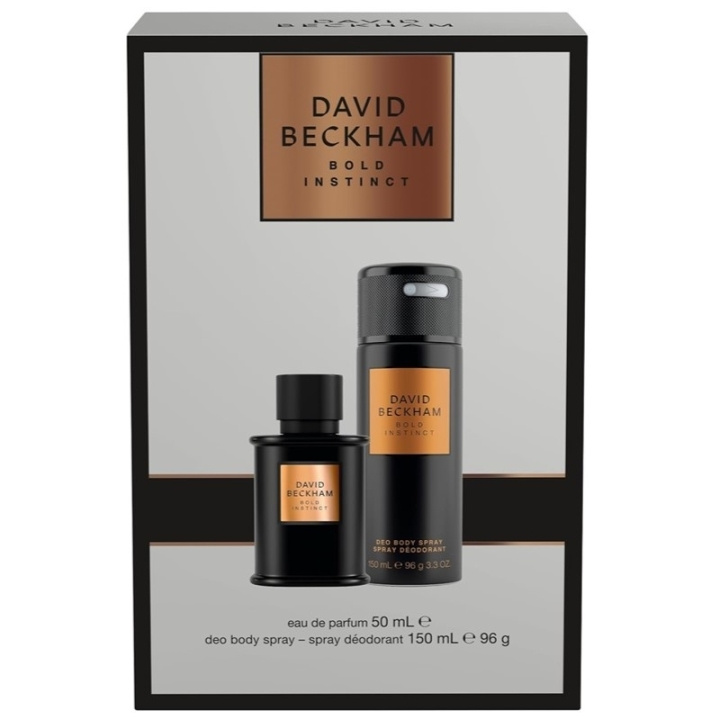 David Beckham Giftset David Beckham Bold Instinct Edp 50ml + Deo Spray 150ml i gruppen SKØNHED & HELSE / Gaveæske / Gaveæske til ham hos TP E-commerce Nordic AB (C65704)