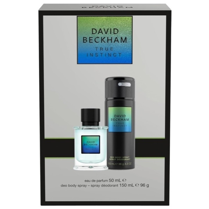 David Beckham Giftset David Beckham True Instinct Edp 50ml + Deo Spray 150ml i gruppen SKØNHED & HELSE / Gaveæske / Gaveæske til ham hos TP E-commerce Nordic AB (C65711)