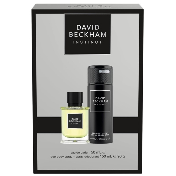 David Beckham Giftset David Beckham Instinct Edp 50ml + Deo Spray 150ml i gruppen SKØNHED & HELSE / Gaveæske / Gaveæske til ham hos TP E-commerce Nordic AB (C65713)