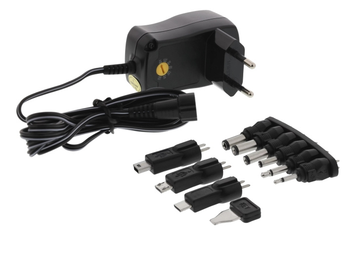 Nordic Quality AC/DC Adapter, 600mAh i gruppen COMPUTERTILBEHØR / Bærbare computere og tilbehør / Oplader / Opladere til laptops / Universal hos TP E-commerce Nordic AB (C65769)