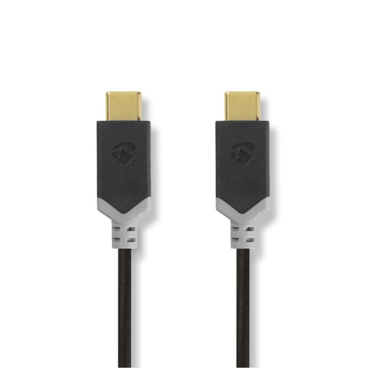 Nedis USB-kabel | USB 3.2 Gen 1 | USB-C™ Han | USB-C™ Han | 60 W | 4K@60Hz | 5 Gbps | Guldplateret | 2.00 m | Runde | PVC | Sort | Box i gruppen COMPUTERTILBEHØR / Kabler og adaptere / USB / USB-C hos TP E-commerce Nordic AB (C66071)