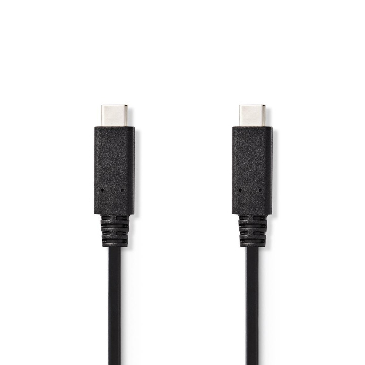 Nedis USB-kabel | USB 3.2 Gen 2 | USB-C™ Han | USB-C™ Han | 15 W | 10 Gbps | Nikkelplateret | 1.00 m | Runde | PVC | Sort | Mærke i gruppen COMPUTERTILBEHØR / Kabler og adaptere / USB / USB-C hos TP E-commerce Nordic AB (C66164)