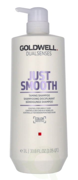 Goldwell Dualsenses Just Smooth Taming Shampoo 1000 ml i gruppen SKØNHED & HELSE / Hår og styling / Hårpleje / Shampoo hos TP E-commerce Nordic AB (C66259)