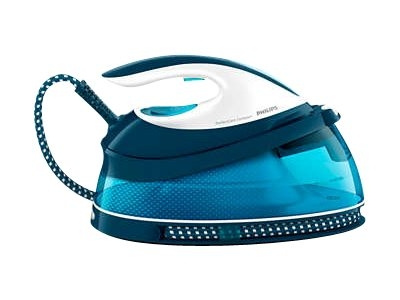 Philips PerfectCare Compact GC7840 Dampstrygejern 2400W Blå Hvid i gruppen HJEM, HUS & HAVE / Tøjpleje / Strygejern hos TP E-commerce Nordic AB (C66393)