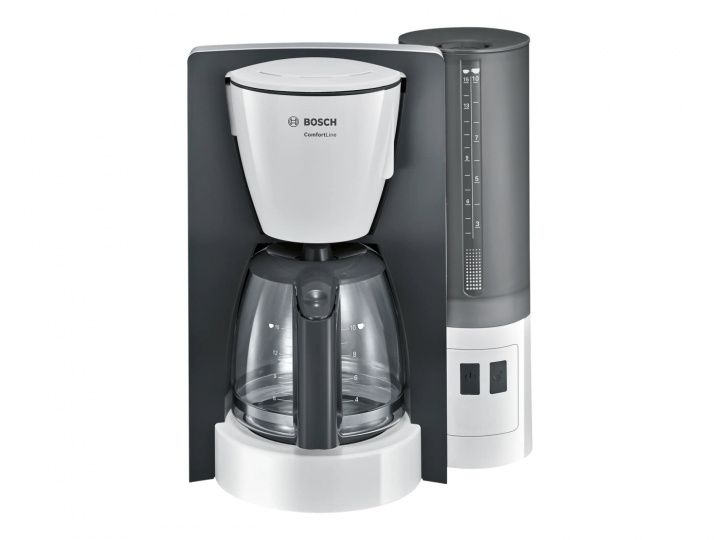 Bosch ComfortLine TKA6A041 Kaffemaskine Hvid/mørk grå i gruppen HJEM, HUS & HAVE / Husholdningsapparater / Kaffe og espresso / Kaffemaskiner hos TP E-commerce Nordic AB (C66507)