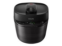 Philips HD2151 All-in-One Multifunktionelt kogeapparat 1kW Sort i gruppen HJEM, HUS & HAVE / Husholdningsapparater / Foodprocessor og køkkenassistenter / Foodprocessor hos TP E-commerce Nordic AB (C66510)