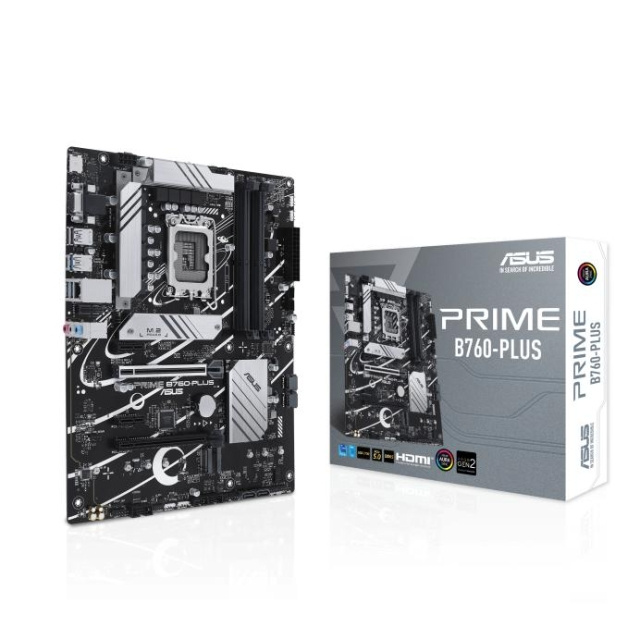 ASUS Prime B760-PLUS i gruppen COMPUTERTILBEHØR / Computerkomponenter / Bundkort hos TP E-commerce Nordic AB (C66518)