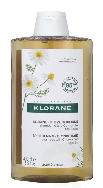 KLORANE_Lightening Shampoo with Chamomile shampoo to brighten blonde highlights 400ml