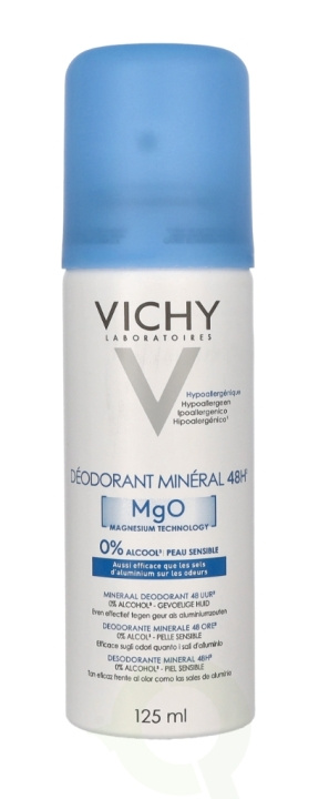 Vichy 48H Mineral MgO Deodorant Spray 125 ml i gruppen SKØNHED & HELSE / Duft & Parfume / Deodorant / Deo for hende hos TP E-commerce Nordic AB (C66878)