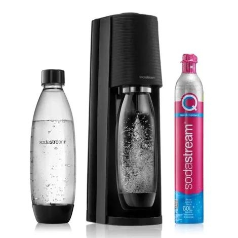 SodaStream Terra Value Pack Danskvandsmaskine Sort i gruppen HJEM, HUS & HAVE / Husholdningsapparater / Vand & Juice / Kulsyremaskiner / Kulsyremaskiner hos TP E-commerce Nordic AB (C67327)