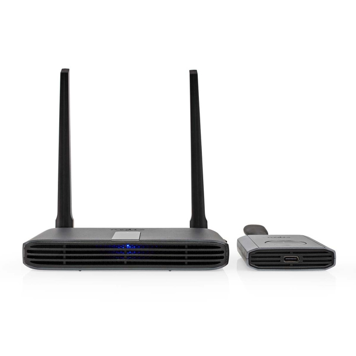 Nedis Trådløs HDMI ™ Transmitter | Wi-Fi | 2400-5000 MHz | 30.0 m (synsfelt) | Maksimal opløsning: Full HD 1080p | 1.65 Gbps | ABS | Grå i gruppen HJEMMEELEKTRONIK / Kabler og adaptere / HDMI / Adaptere hos TP E-commerce Nordic AB (C67622)