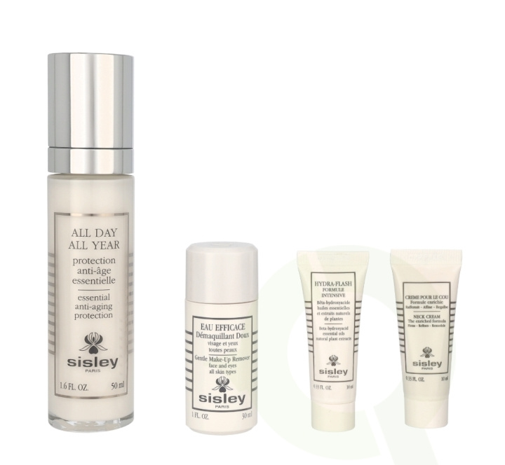 Sisley All Day All Year Discovery Set 100 ml Face Cream 50ml/Cleansing Water 30ml/Flash Effect Mask 10ml/Neck Cream 10ml i gruppen SKØNHED & HELSE / Gaveæske / Gaveæske til hende hos TP E-commerce Nordic AB (C67750)