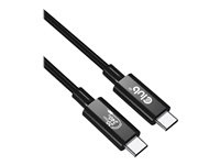 Club 3D USB4 Gen2x2 USB Type-C kabel 2m Sort billede