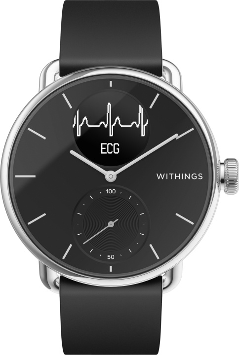 Withings Scanwatch EKG, aktivitetsur sort 38mm i gruppen SPORT, FRITID & HOBBY / Smartwatch & Aktivitetsmåler / Smartwatches hos TP E-commerce Nordic AB (C67997)