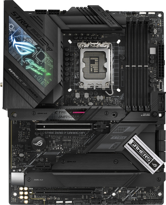 ASUS ROG STRIX Z690-F GAMING WIFI LGA 1700 ATX-bundkort i gruppen COMPUTERTILBEHØR / Computerkomponenter / Bundkort hos TP E-commerce Nordic AB (C68287)