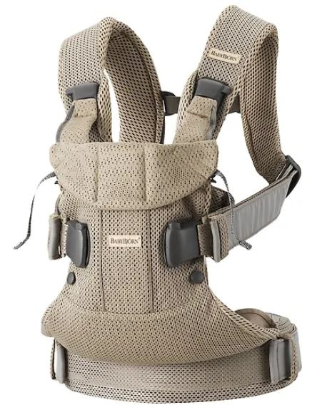 BabyBjörn Carrier One Air -sling, Grå Beige 3D Mesh i gruppen LEGETØJ, BØRN & BABY / Pleje, sundhed og hygiejne / Pleje & hygiejne hos TP E-commerce Nordic AB (C68645)
