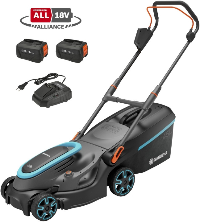 GARDENA PowerMax 37/36V P4A Ready-To-Use Set Accu Plæneklipper i gruppen HJEM, HUS & HAVE / Have og gårdhave / Haveværktøjer hos TP E-commerce Nordic AB (C69072)