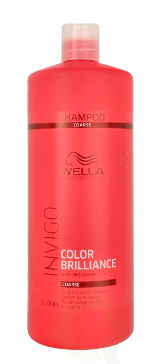 Wella Invigo - Color Brilliance Color Protection Shampoo 1000 ml Coarse Hair i gruppen SKØNHED & HELSE / Hår og styling / Hårpleje / Shampoo hos TP E-commerce Nordic AB (C69656)