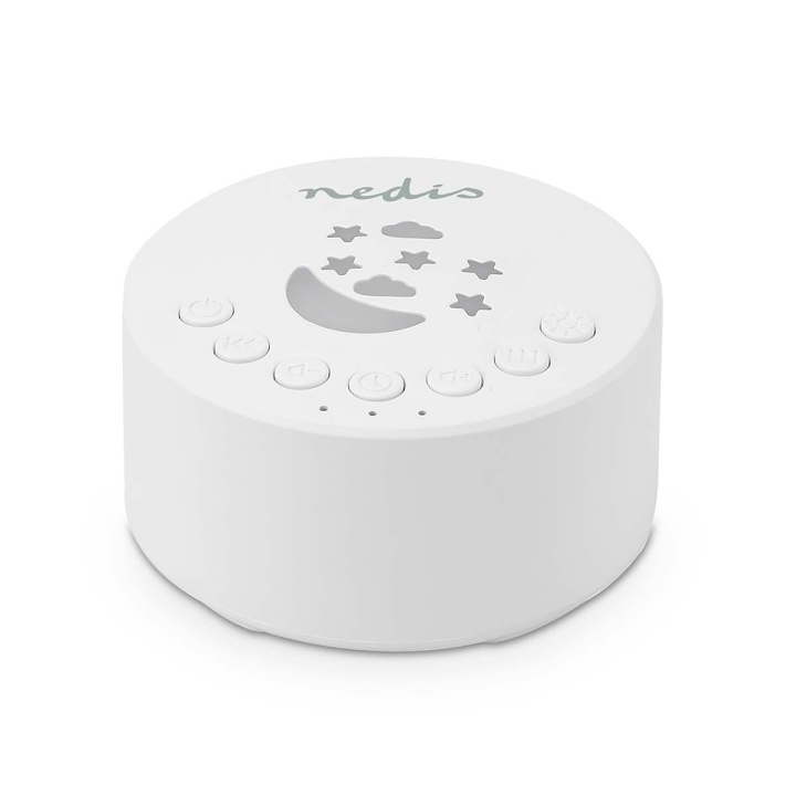 Nedis Hvid Støj Maskine | 18 Sound Options | 1 W | Maksimal batteritid: 18 timer | Kan dæmpes Light | Timer | Hvid i gruppen HJEM, HUS & HAVE / Smart hjem / Smart home systemer hos TP E-commerce Nordic AB (C69692)
