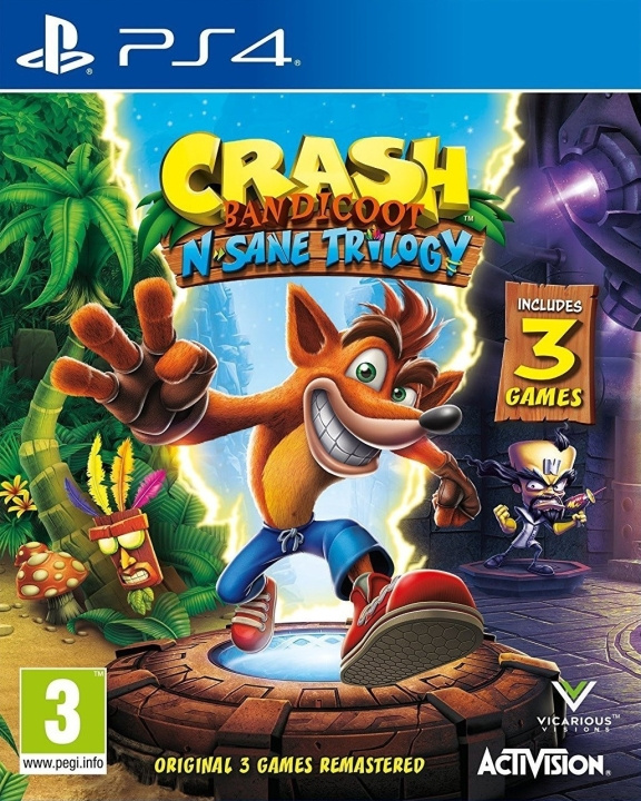 Activision Crash Bandicoot - N. Sane Trilogy (PS4) i gruppen HJEMMEELEKTRONIK / Spilkonsoller og tilbehør / Sony PlayStation 4 / Spil hos TP E-commerce Nordic AB (C69725)