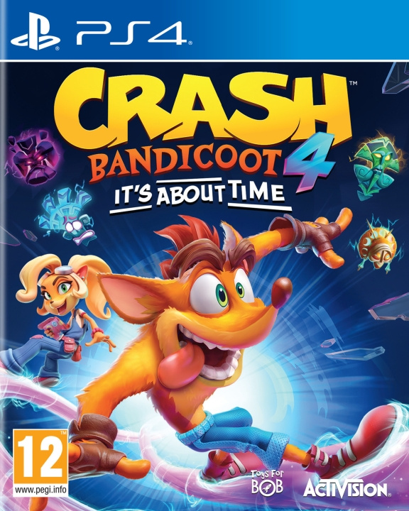 Activision Crash Bandicoot 4: It\'s About Time spil, PS4 i gruppen HJEMMEELEKTRONIK / Spilkonsoller og tilbehør / Sony PlayStation 4 / Spil hos TP E-commerce Nordic AB (C69735)