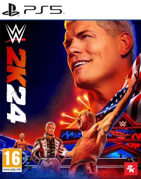 2K Games WWE 2K24 (PS5) i gruppen HJEMMEELEKTRONIK / Spilkonsoller og tilbehør / Sony PlayStation 5 / Spil hos TP E-commerce Nordic AB (C69829)