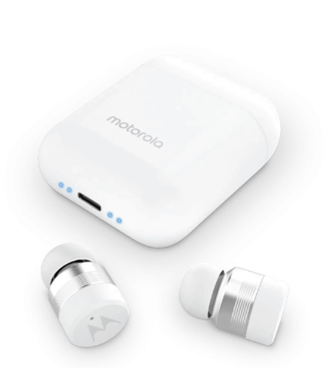 Motorola Headphones In-ear Vervebuds 120 TWS White i gruppen HJEMMEELEKTRONIK / Lyd & billede / Hovedtelefoner & Tilbehør / Hovedtelefoner hos TP E-commerce Nordic AB (C69858)